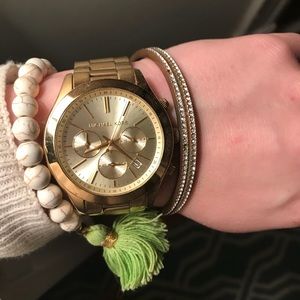 BRAND NEW MICHAEL KORS GOLD WATCH!!